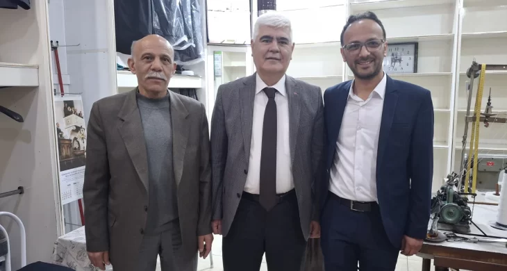 Türkiye Terziler Federasyonu Genel Başkanı Ali Sefa Şen Beypazarı’nda esnafla buluştu
