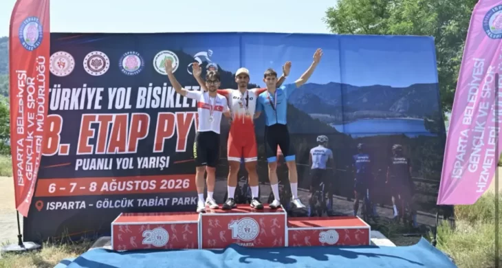Türkiye Yol Bisikleti 8. Etap PYY Yarışı büyük heyecana sahne oldu
