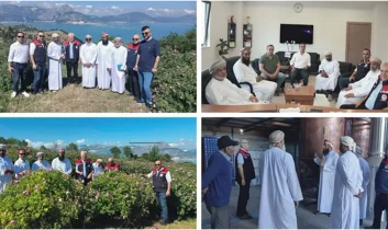 Umman heyeti Isparta’da Gül yağı üretimini inceledi