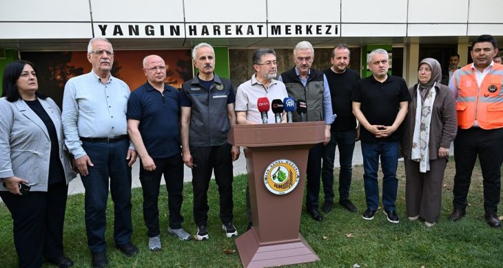 Alevlere karşı nefes nefese mesai: 5 yangın kontrol altında
