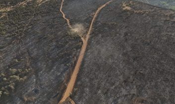 Uşak’taki yangının tahribatı görüntülendi: Türkiye’nin ciğerleri yandı