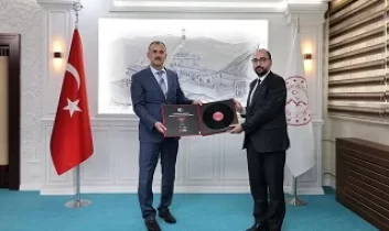 Vali Bozkurt, İletişim Başkanlığı Erzurum Bölge Müdürü Küçükece ile görüştü