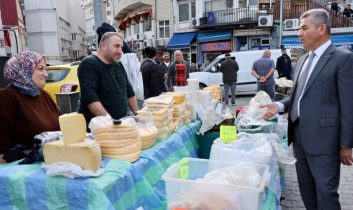 Vali Ergün’den halk pazarına ziyaret: Esnafın taleplerini dinledi