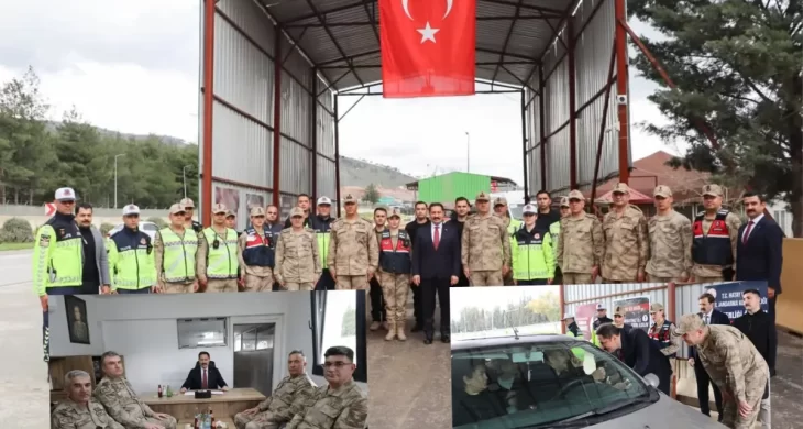 Vali Masatlı denetimde bayramlaştı