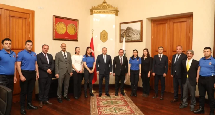 Vali Ziya Polat, ceza infaz personelini ağırladı