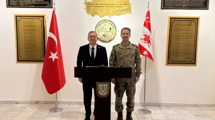 Vali Ziya Polat’tan Tuğgeneral Kadir Çelik’e hayırlı olsun ziyareti