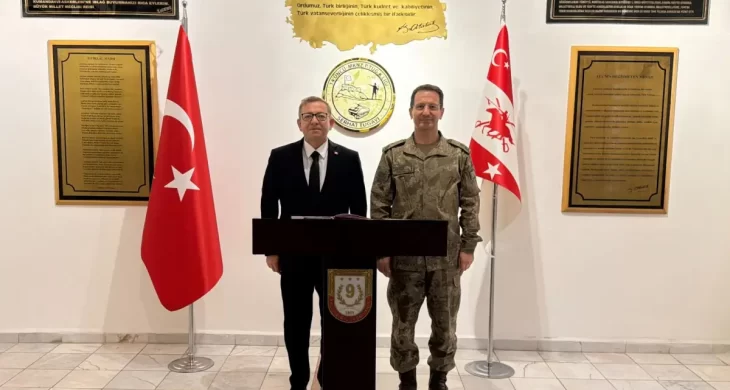 Vali Ziya Polat’tan Tuğgeneral Kadir Çelik’e hayırlı olsun ziyareti