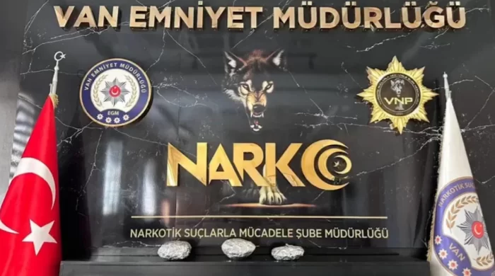 Van’da narkotik operasyonu: 4,7 kilo uyuşturucu ele geçirildi