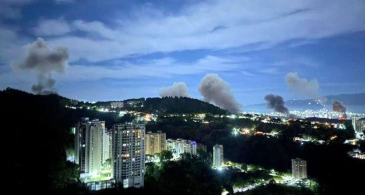 Venezuela’nın başkenti Karakas’ta patlama sesleri duyuldu