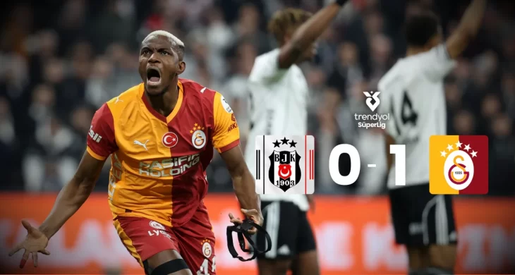 Victor Osimhen sahne aldı: Galatasaray, Beşiktaş’ı devirdi