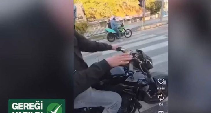 Polislerimizin Üzerine Motosiklet Süren Şahıslar Tutuklandı