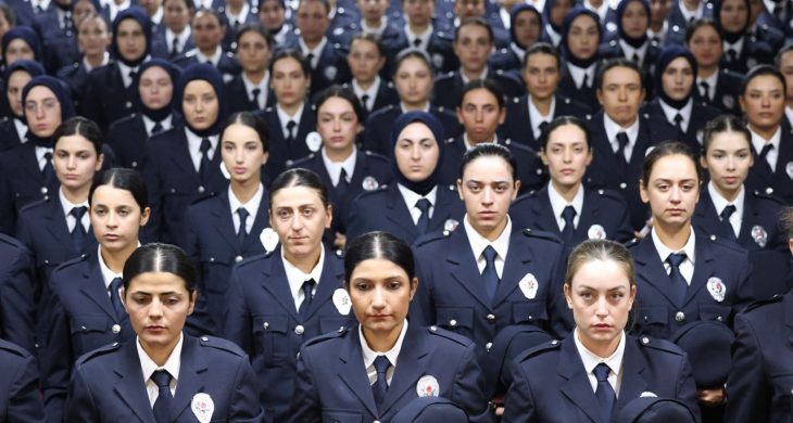 277 yeni mezun polis adayı büyük heyecan yaşadı