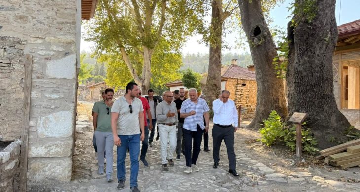 AK Parti Muğla Milletvekili Kadem Mete yangın bölgesinde