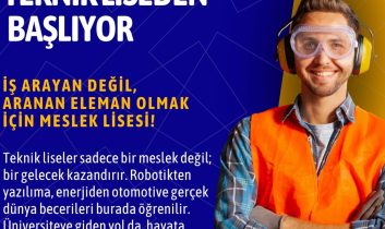 Mesleki eğitim, geleceğimizin teminatıdır