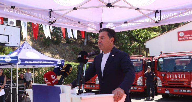 Muğla Büyükşehir İtfaiyesi’ne 72 yeni araç geliyor