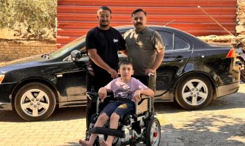 Engelli sandalyesine kavuşan Hüseyin: Ben de Mustafa Şahin amcam gibi Polis olacağım