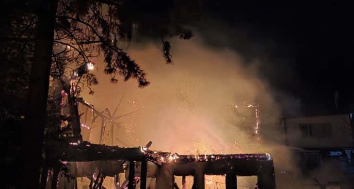 Mudurnu’nun tarihi keyvanlar konağı alevlere teslim oldu