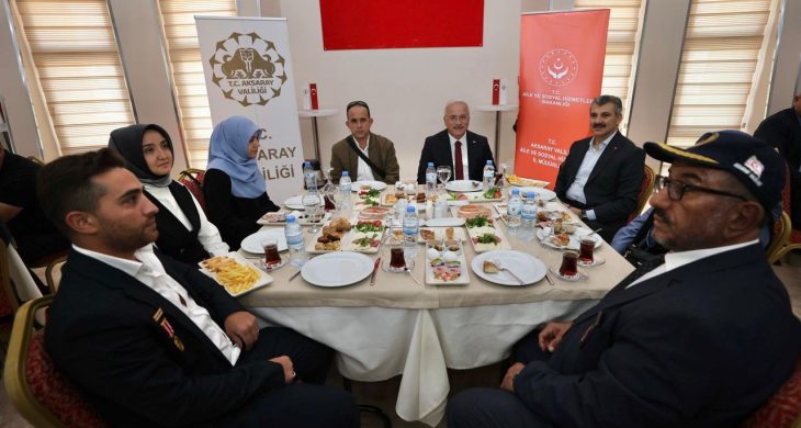 Aksaray Valisi Mehmet Ali Kumbuzoğlu Gaziler ve Aileleri ile buluştu