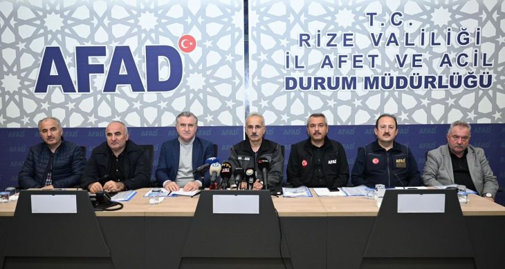 Sel ve heyelanın vurduğu Rize’de son durum açıklandı