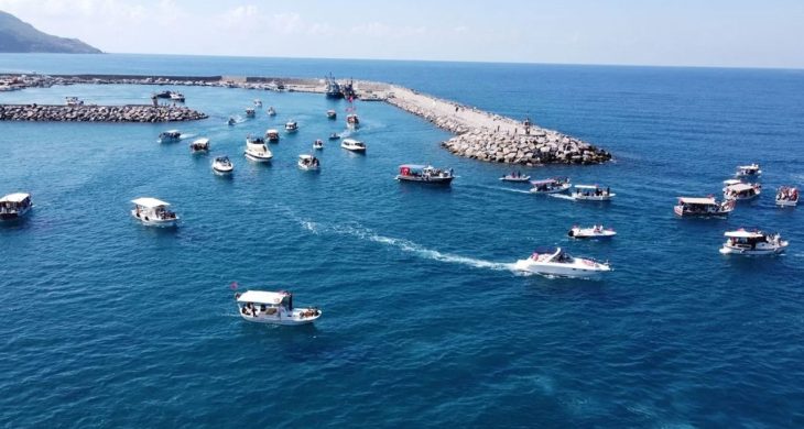 Hatay’dan Sumud Filosu’na selam: Konacık Limanı’nda destek etkinliği