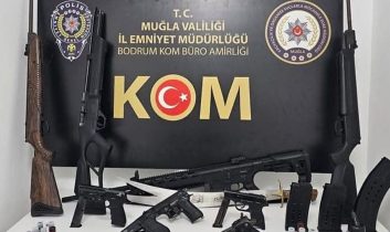 Muğla’da ruhsatsız silah operasyonu: 4 tutuklama