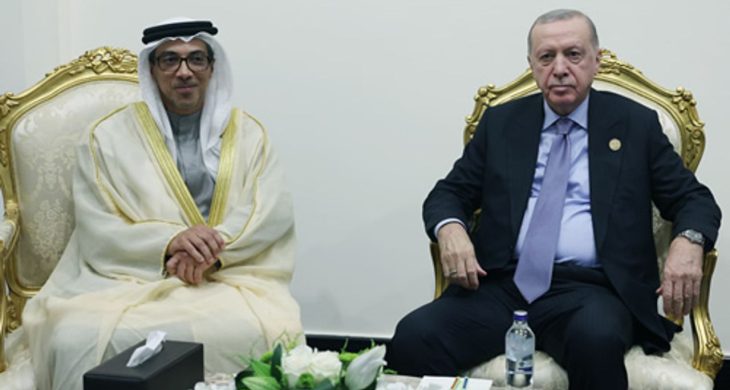 Cumhurbaşkanı Erdoğan, Gazze zirvesine katılmak üzere Mısır’da