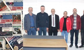 Rize’de yazılı basın tek çatıda birleşti