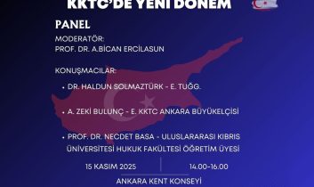 “KKTC’de Yeni Dönem” Paneli Ankara’da düzenleniyor