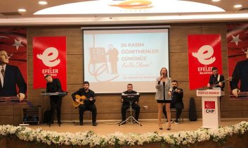 CHP Efeler İlçe Örgütü 24 Kasım’da Emekli Öğretmenlerle buluştu