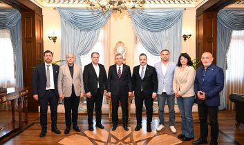 TİMBİR heyetinden Antalya Valisi Şahin’e ziyaret