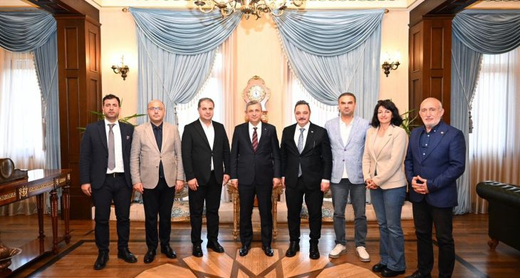 TİMBİR heyetinden Antalya Valisi Şahin’e ziyaret