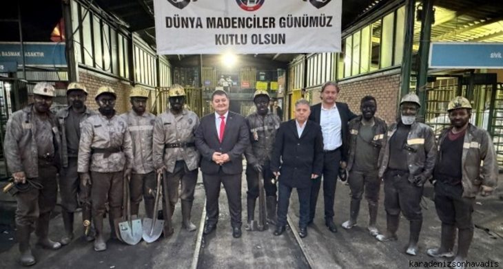 GMİS, Dünya Madenciler Gününde sahada üyeleriyle buluştu