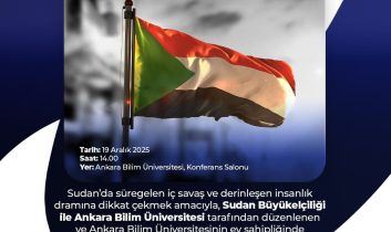 Ankara Bilim Üniversitesi’nde Sudan için dayanışma buluşması