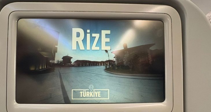 THY Uçuşlarında Rize tanıtımı