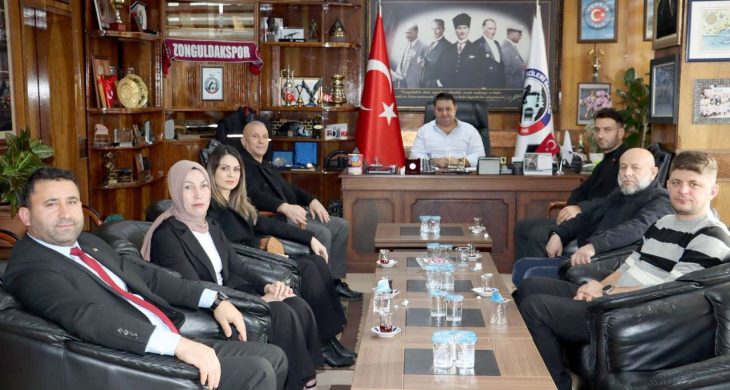 MHP Kozlu İlçe Yönetiminden Gemis’e ziyeret