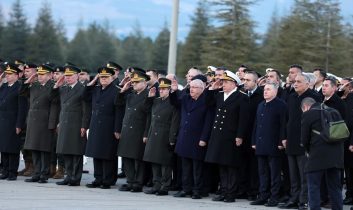 Ankara’daki uçak kazasında hayatını kaybeden Libyalı komutanlar uğurlandı