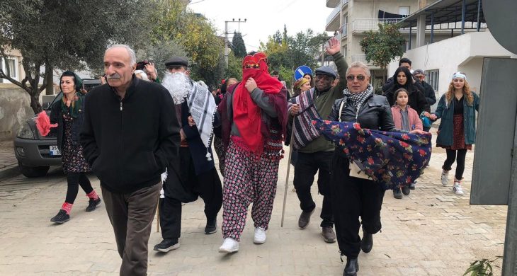 Aydın’da yeni yıl öncesi Çeştepe’de Gağan sofrası kuruldu