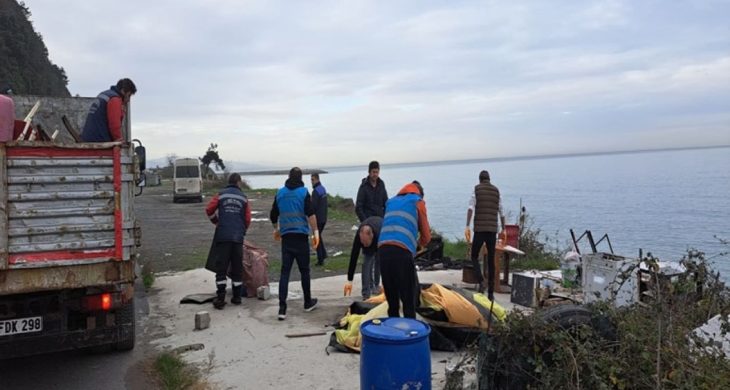 Kdz. Ereğli ‘de plajlar bölgesi kaçak yapı ve işgallerden temizlendi