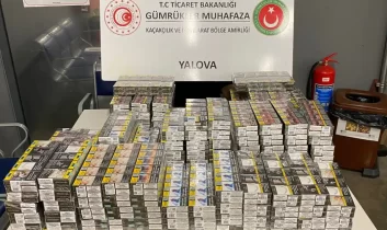 Yalova’da gümrükte kaçak sigara alarmı