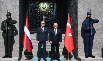 Bakan Güler, Letonyalı mevkidaşı Spruds’u Ankara’da ağırladı