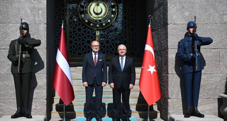 Bakan Güler, Letonyalı mevkidaşı Spruds’u Ankara’da ağırladı