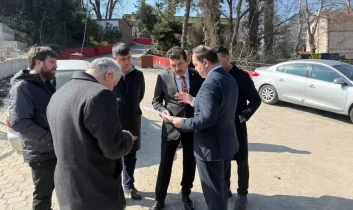 Yayla ortaokulu inşaatı yüzde 50 seviyesine ulaştı