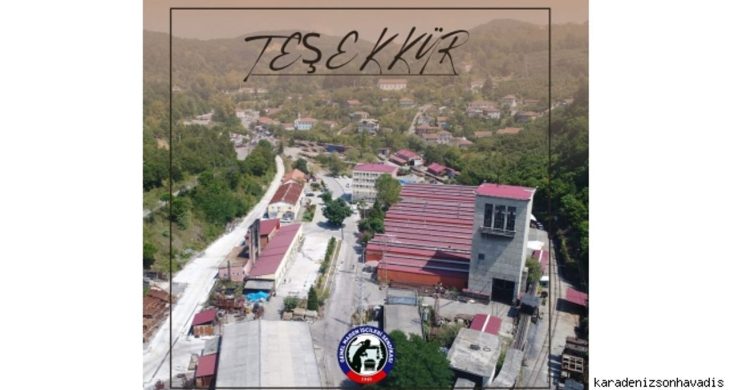 Yeni  havalandırma kuyusu için teşekkür