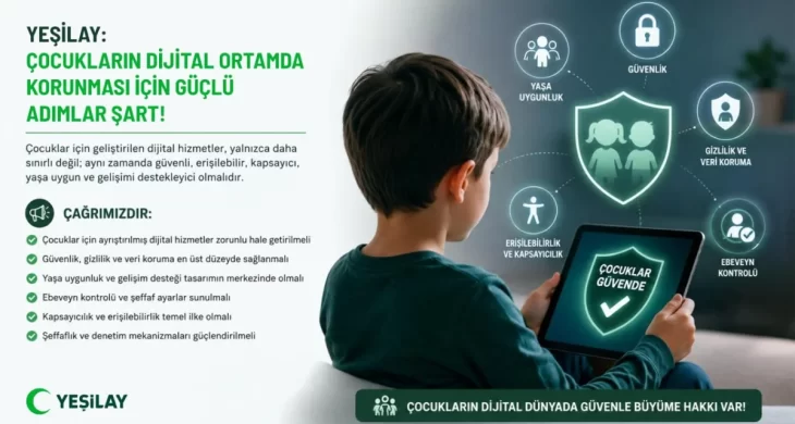 Yeşilay’dan çocukların dijital güvenliği için kapsamlı çağrı