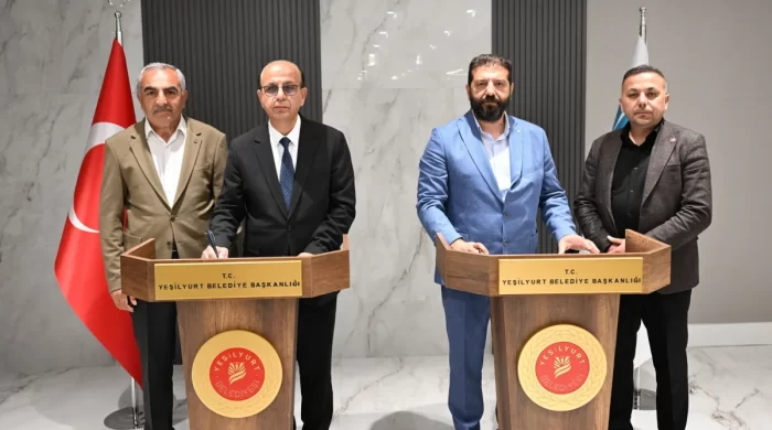 Yeşilyurt’ta iki mahalleye taziye evi: Protokol imzalandı