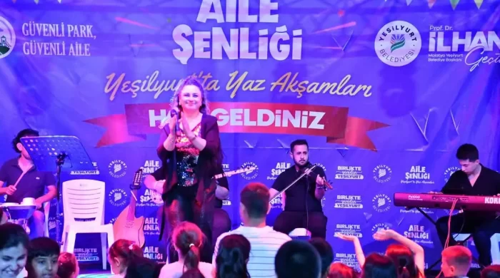 Yeşilyurt’ta yaz akşamları etkinlikleri aile şenlikleriyle başladı
