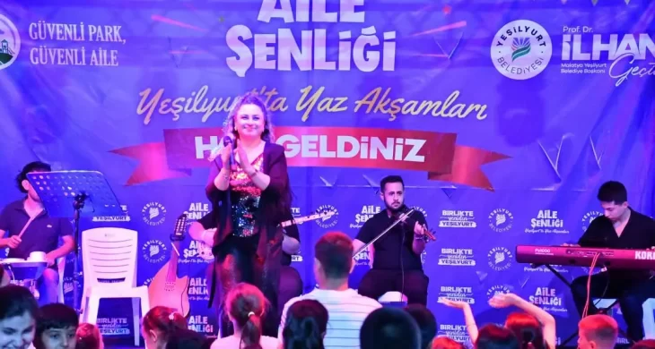 Yeşilyurt’ta yaz akşamları etkinlikleri aile şenlikleriyle başladı