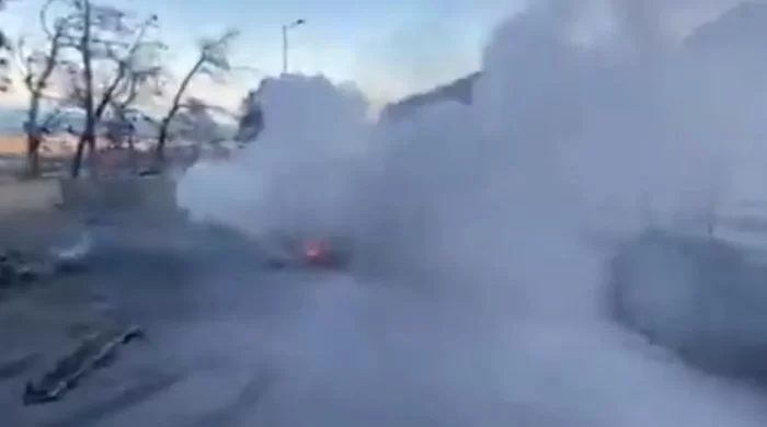 Zeytinburnu’nda Polisevinde yangın