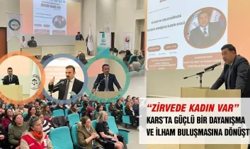 “Zirvede Kadın Var” Kars’ta güçlü bir dayanışma ve ilham buluşmasına dönüştü