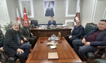 Beypazarı Muhtarlar Derneğinden Cumhuriyet başsavcısına ziyaret